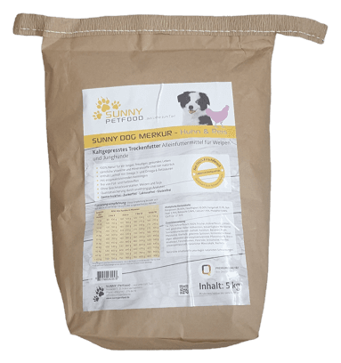 SUNNY Petfood - KALTGEPRESST - MERKUR 5 kg
