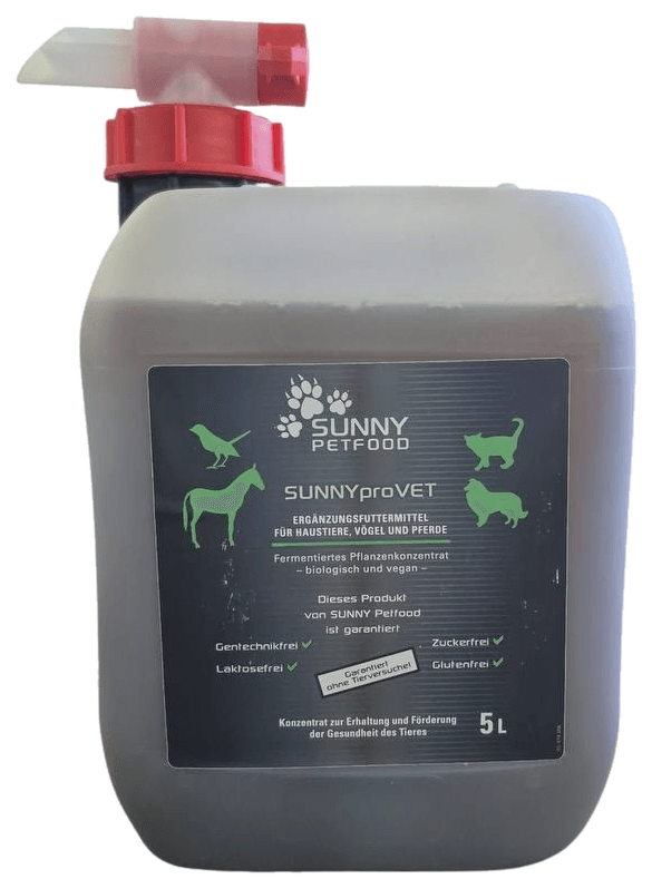 SUNNYproVET - Rechtsregulat für Tiere - 1 x 5 Liter
