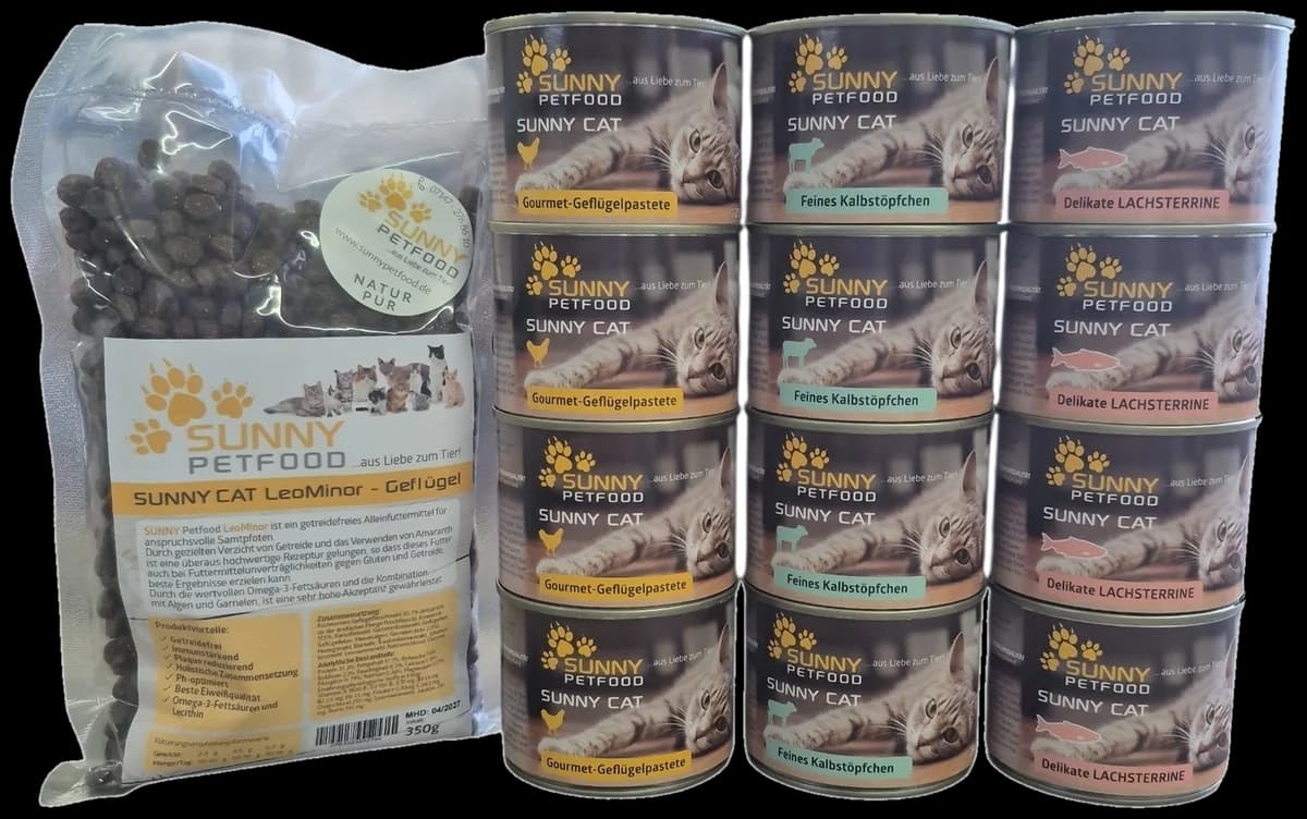 SUNNY Petfood Kennenlernpaket GARFIELD & Friends für Katzen