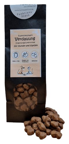 Verdauungsfördernde Snacks für Hunde und Katzen 140g