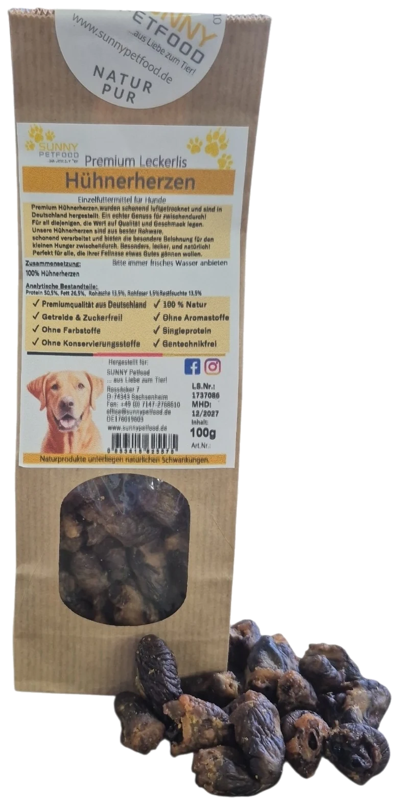 Hühnerherzen - Deutsche Rohware! 200g