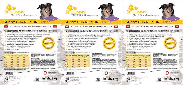 SUNNY Petfood - KALTGEPRESST - NEPTUN 15 kg