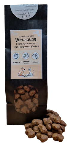 Verdauungsfördernde Snacks für Hunde und Katzen 140g
