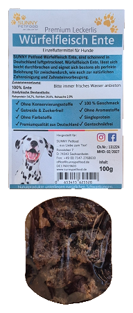 Ente-Würfelfleisch 100g